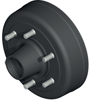 Moyeu-tambour 6×205/M18 hauteur: 187mm Knott 28593P02