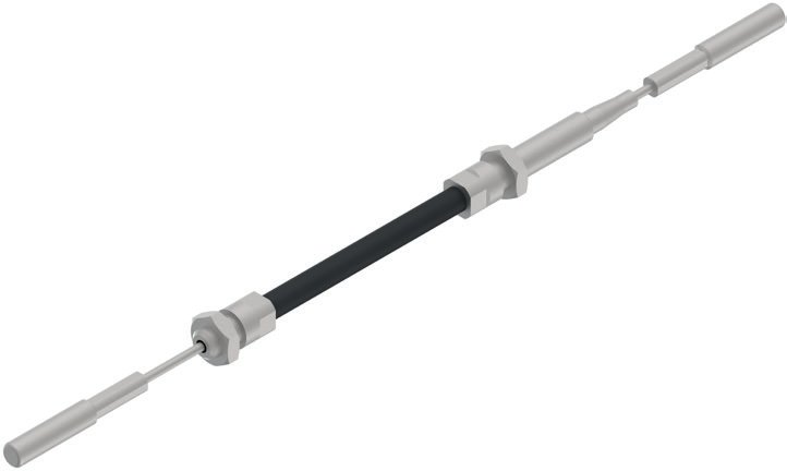 Commande de freinage à inertie, câble complet pièce intermédiaire 700mm Knott 980155.05