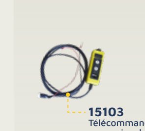 Télécommande avec prise de charge Lider 15103