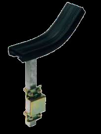 Ensemble support patin de nez réglable avec caoutchouc et brides Mecanorem 11025