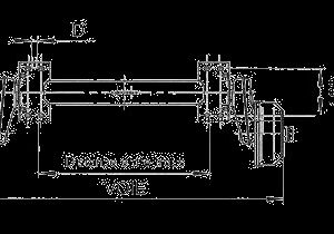 Essieu freiné — 1300 kg, perçage 5×112, bride simple, C=97 mm Mecanorem 22313PE