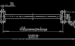 Essieu freiné — 1300 kg, perçage 5×140, bride simple, C=97 mm Mecanorem 22313