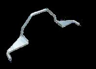 Garde-boue double — Type A13, longueur 1500 mm, largeur 380 mm, hauteur 350 mm DEHAAN 31239