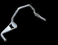 Garde-boue simple — Type A13, côté droit, longueur 1170 mm, largeur 380 mm, hauteur 400 mm DEHAAN 31245 D