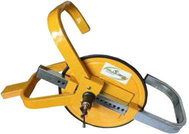 Antivols de roue — Pour roue entre Ø 59 à 75 cm. Largeur pneu : moins de 220 Avec serrure sécurisée et 2 Rulquin 1FK0618