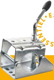 Colliers à boulonner ø 34 — Ø 60 mm. Perçage : 105 mm. Poignée fixe Rulquin 1FK0722