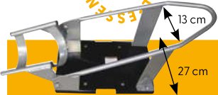 Bloque roue — Bloque-roue arceau basculant Moto. 3 hauteurs de réglage pour s’adapter à différents modèles Rulquin 1FK3949