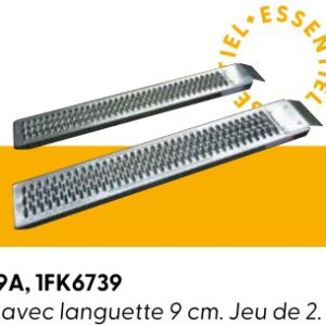 Rampes de chargement 1 m à 2 m — Droites avec rebords. Jeu de Rulquin 1FK6658A