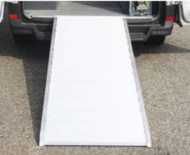 Rampes de chargement + de 4 m — Rampe aluminium large surface 200 x 70 x 6,5 cm – Charge 1 000 kg – Poids 30 kg Rulquin 1FK6680A