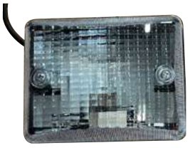 Feu antibrouillard indépendant — 106 x 83 x 53 – Ampoule BA15S Avec câble L. 3 m + connecteurs Rulquin 1FK6885