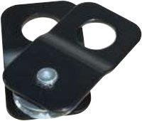Guide-câble (écubiers) à rouleaux pour câble acier et corde synthétique — Poulie manuelle 4 tonnes. Dimensions : 233 x 124 x 44 mm Rulquin 1FK7197