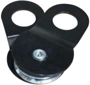 Guide-câble (écubiers) à rouleaux pour câble acier et corde synthétique — Poulie manuelle 8 tonnes. Dimensions : 147 x 77 x 34 mm Rulquin 1FK7198