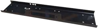 Guide-câble (écubiers) à rouleaux pour câble acier et corde synthétique — Platine de fixation pour treuil charge max. : 5 443 kg. Dimensions : 170 x 53 x 36 mm Rulquin 1FK7204