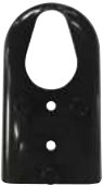 Guide-câble (écubiers) à rouleaux pour câble acier et corde synthétique — Support treuil pour boule d’attelage. Dimensions : 160 x 120 x 50 mm. Dimensions : 220 Rulquin 1FK7309