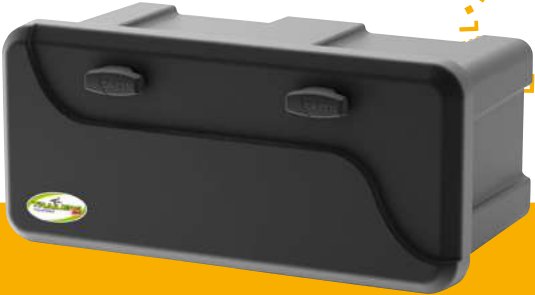 Coffres : plastique — Coffre de rangement en polypropylène. Capacité : 23 L. Dimensions extérieures : L. 55 x l. 25 x H. 29,5 Poids : 2,5 kg. Fermeture ouvertur Rulquin 1FK7609