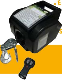 Treuils électriques 12 v portables — Câble : L.10,5 m Rulquin 1FK7798
