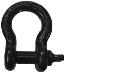 Guide-câble (écubiers) à rouleaux pour câble acier et corde synthétique — Manille lyre 3/4˝ capacité 5 500 Dimensions : 125 x 105 x 46 mm. Dimensions : 107 x 90 Rulquin 1FK7802