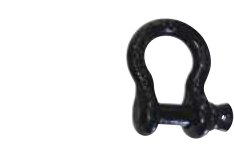 Guide-câble (écubiers) à rouleaux pour câble acier et corde synthétique — Manille lyre 5/8˝ capacité 4 750 Dimensions : 107 x 90 x 38 mm Rulquin 1FK7803