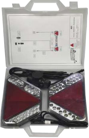 Kit éclairage LED 6 fonctions fiche 13 broches Rulquin 1FK8195