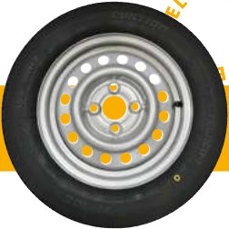 Roue de secours 155/70 x 13 Rulquin 1TR000164