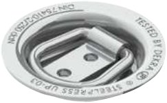 Pontet & anneau d’arrimage — Livré sans visserie. 45 mm. 40 x 20 mm Rulquin FFK6535AB