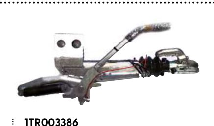 Commandes de freinage à inertie avec fixation en v Rulquin 1TR000918