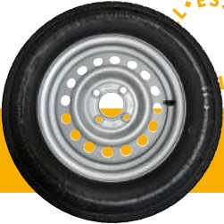 Roue de secours 165/70 x 13 Rulquin 1TR001399