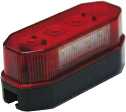 Système modulaire LED — Éclaireur de plaque 12V. Dimensions : 90 x 37 x 36 mm. Entraxe : 53 /70mm. 1 connecteur 2 broches Rulquin 1TR001616
