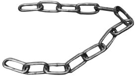 Accessoires d’accroche — Maillon pour accroche galvanisé rapide Ø 5 mm. L. 50 x l. 23 mm Rulquin 1TR002441