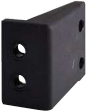 Accessoires — Bride caoutchouc en angle. Entraxe : 15/20 mm Rulquin 1TR002654