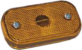 Feux de position orange ampoules AJ.BA FL-09 — Dimensions : 90 x 50 x 25 mm. Entraxe : 60mm. Ampoule Rulquin 1TR002655