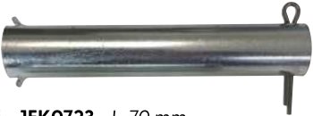 Accessoires pour collier à boulonner — Axe de roue jockey Ø 20 mm Rulquin 1TR002729