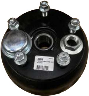 Moyeux complets non freinés : 450 / 500 / 600 / 750 kg Rulquin 1TR003000