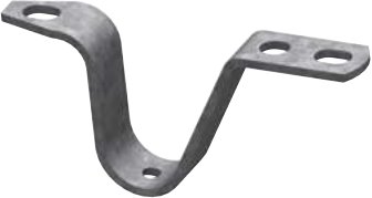 Supports & sabots — Sabot de tête H90 AL-KO. Pour commande de freinage semelle en V montage en haut : 60 S/2, 90 S/3, 161 S, 251 S, 251 G. En bas : 161 S, 251 S Rulquin 1TR003023