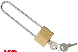 Cadenas antivols — Pour tête AL-KO AK160, AK300 Longueur : 95 mm. Tige : Ø 4 mm Rulquin 1TR003090