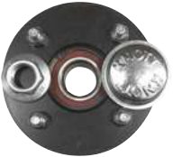 Moyeux non freinés : 750 / 850 kg — 155 mm. 145 mm Rulquin 1TR000093