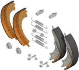 Kit frein complet & mâchoires Rulquin 1TR003406