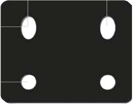 Accessoires et boulonneries / plaques de rehausse Rulquin 1TR003478