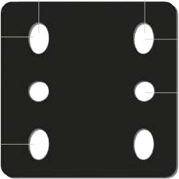 Accessoires et boulonneries / plaques de rehausse Rulquin 1TR003479