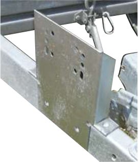 Accessoires pour collier à boulonner — Adaptateur rehausse roue Rulquin 1TR003495