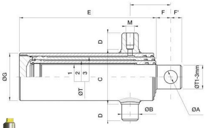 Vérin Rulquin 1TR003555