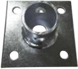 Adaptateurs, supports & accessoires vérins — Coupelle de verin (x4). Avec base pivotante. Dimensions : 185 x 142 x H 42 mm Rulquin 1TR003737