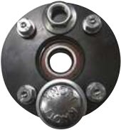 Moyeux non freinés : 750 / 850 kg — Vis de roue sphérique : M14 x 1,5 – FFK0652AB, Rulquin 1TR003808