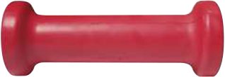 Diabolo et galet rouge & noir — Diabolo 200 x Ø 75 – 50 mm Poids : 0,300 kg. Alésage : Ø 22 mm Rulquin 1TR003887