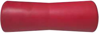 Diabolo et galet rouge & noir — Diabolo 200 x Ø 70 – 60 mm. Poids : 0,500 kg. Alésage : Ø 22 mm Rulquin 1TR003888