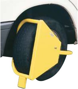 Antivols de roue — Sabot de roue pro. Pour roue : 580 à 770 mm. Avec carte de reproduction Largeur max. : 235 mm Rulquin 1TR003899