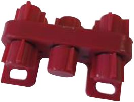 Système modulaire LED — Boîtier connecteur /répétiteur. 2 x 8 connecteurs. 4 x 2 connecteurs Rulquin 1TR003933