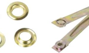 Accessoires — Lot de 50 œillets Ø 10 avec en alliage aluminium laitonné. Compatible avec tout type toiles ou textiles Rulquin 1TR004008