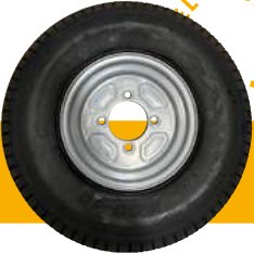 Roues complètes 8 et 10 pouces Rulquin 1TR004053