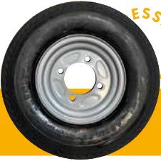 Roues complètes 8 et 10 pouces — Ø central : 85 mm Rulquin 1TR004054